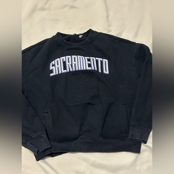 Sacramento Kings Embossed Crewneck Sweater by Authmade - S - Picture 5 of 14